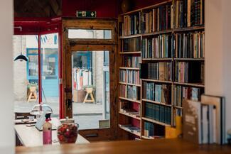 Book shop cafe