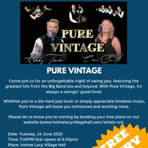 Pure Vintage @ Holme Lacy Village Hall