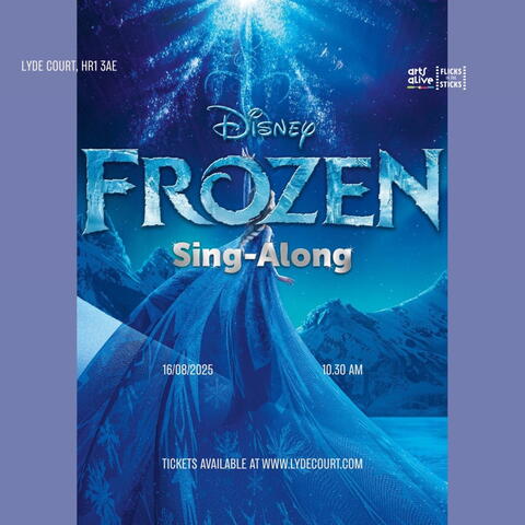 Movie Night at Lyde Court: Frozen Singalong event poster