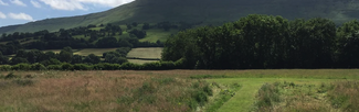 black mountains view from chapel house farm