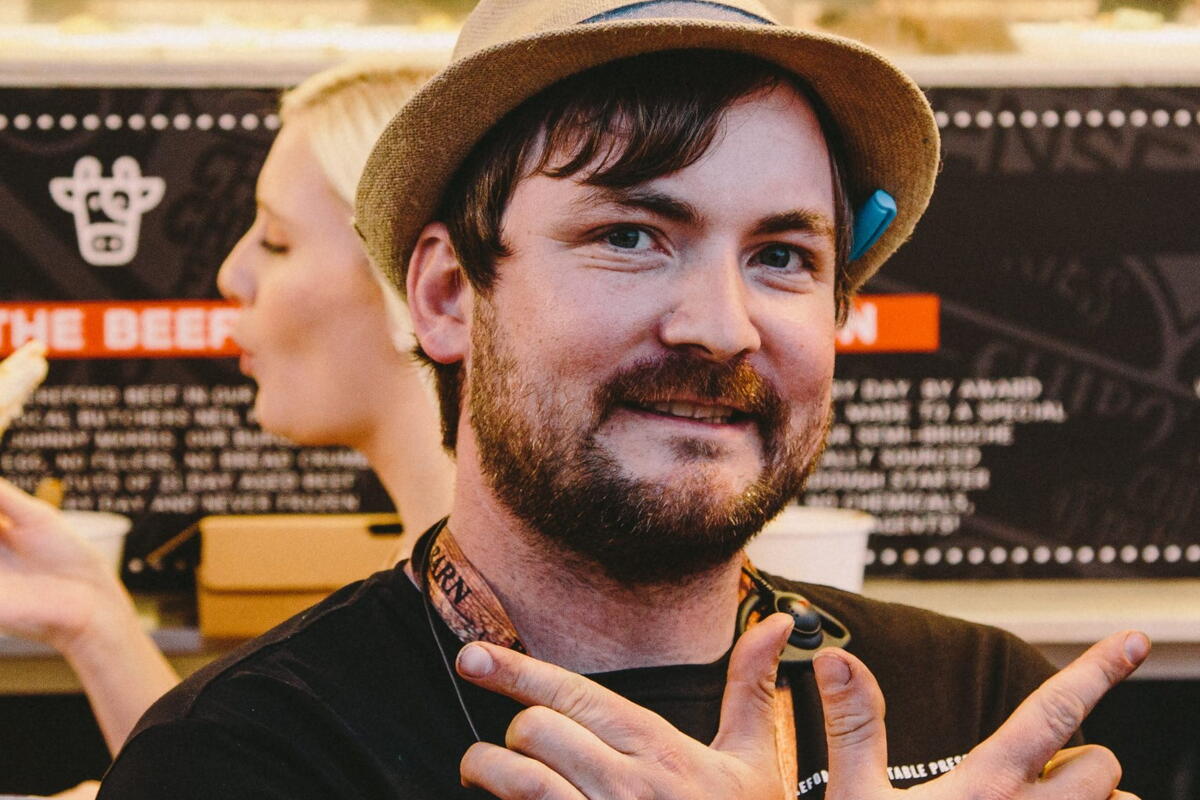 Person enjoying the day