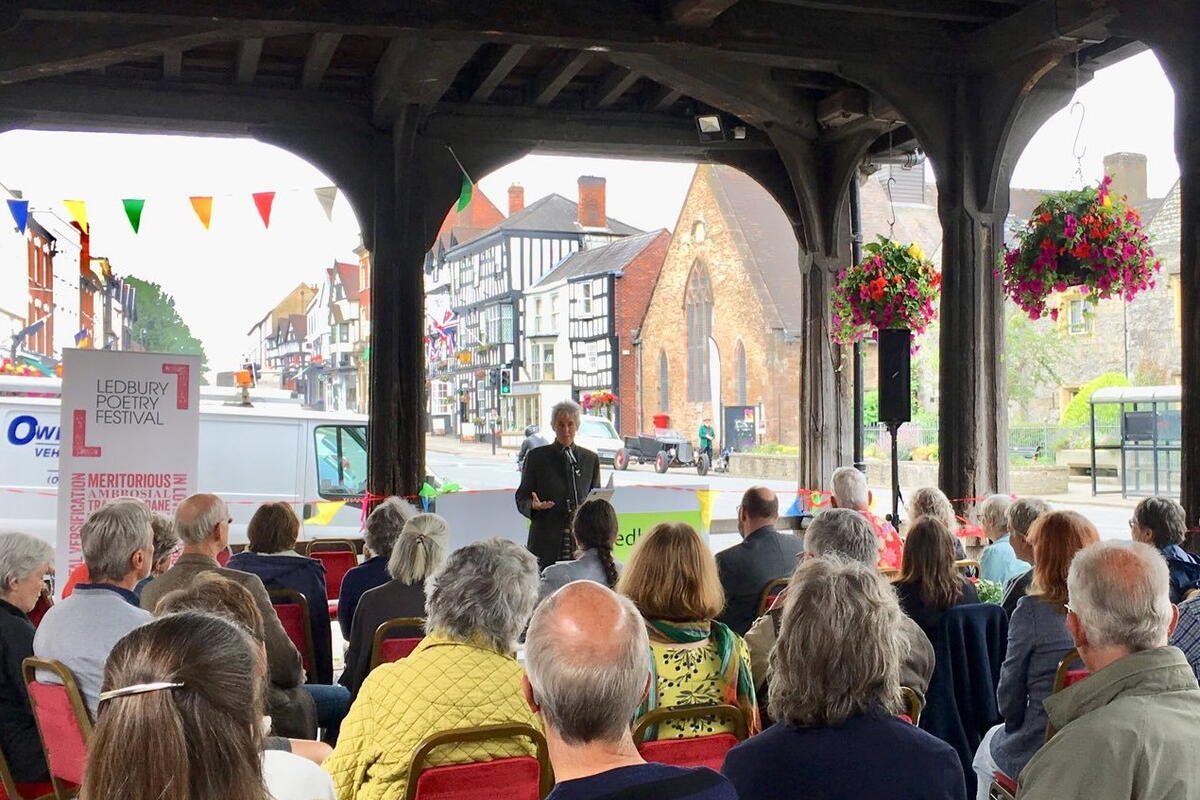 The Poetry Breakfast Under the Market house