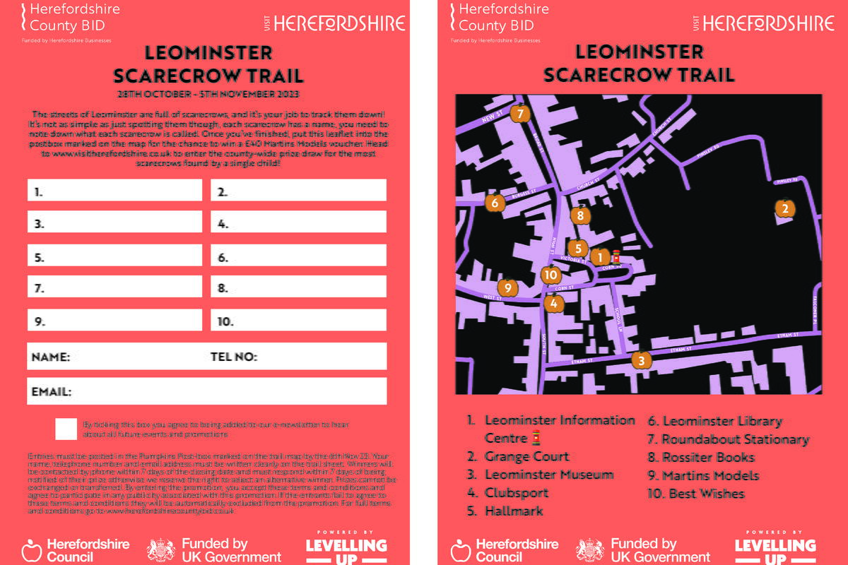 Halloween Trail Leaflet