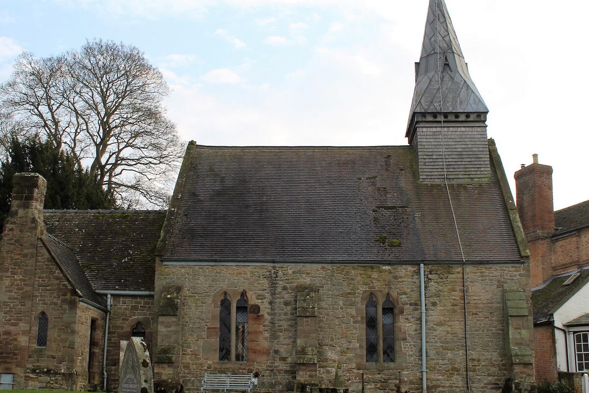 Dormington Church view from the road