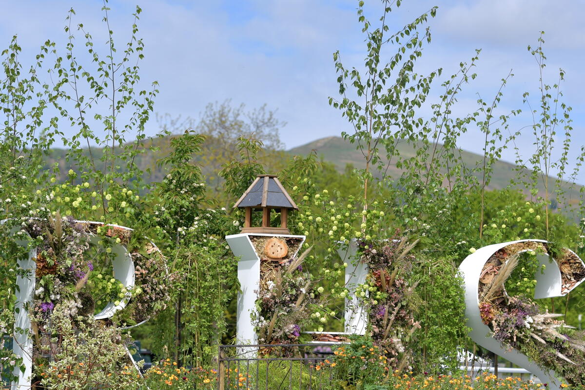 RHS Flower letter