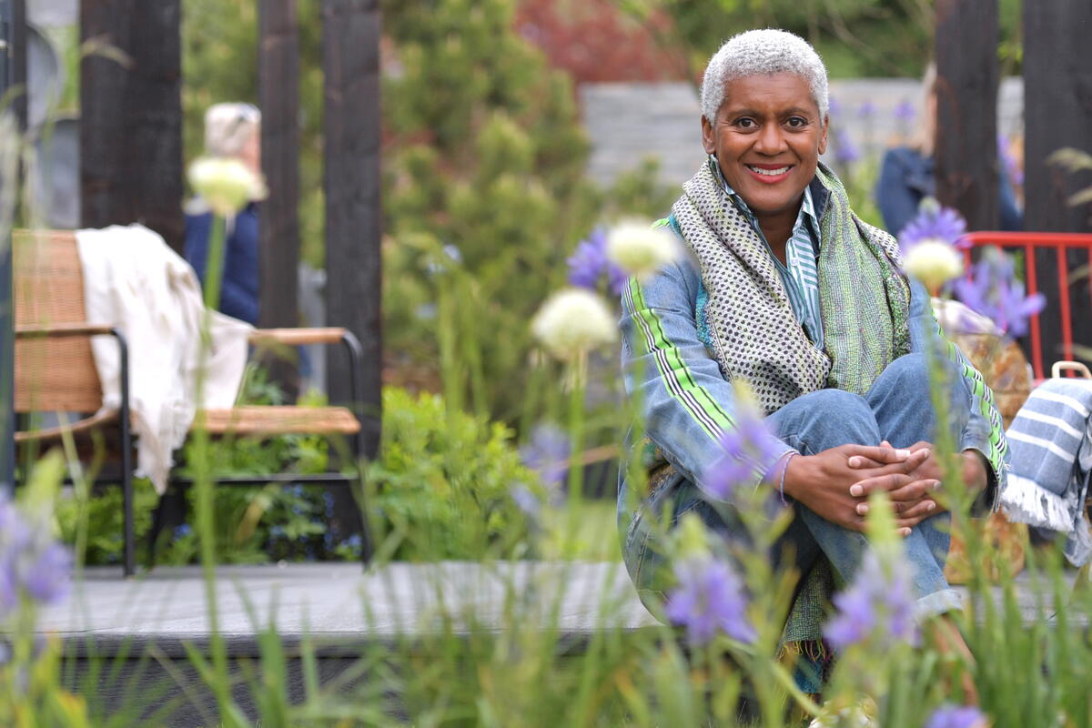 Lady Sitting in the Grass