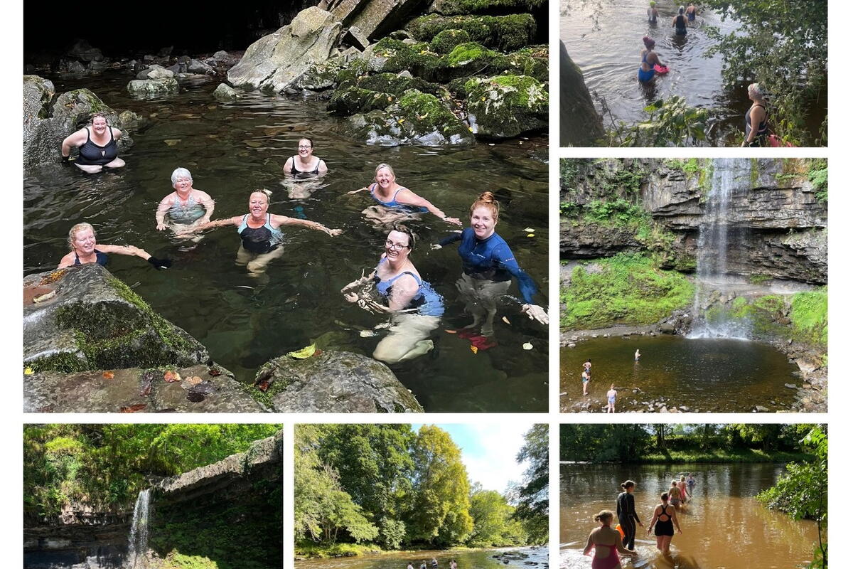 swim spots collage