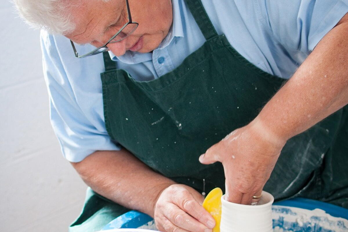 Stuart Houghton at work