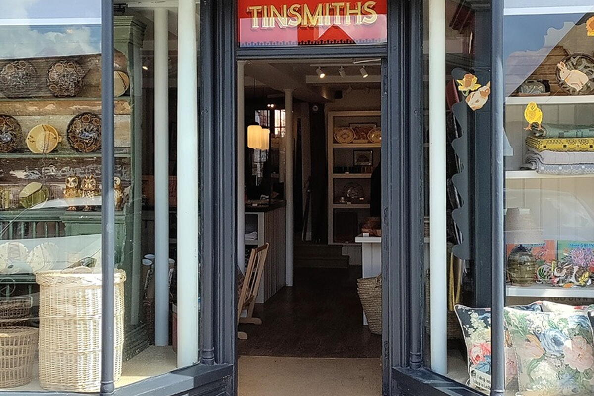 Tinsmiths shop front