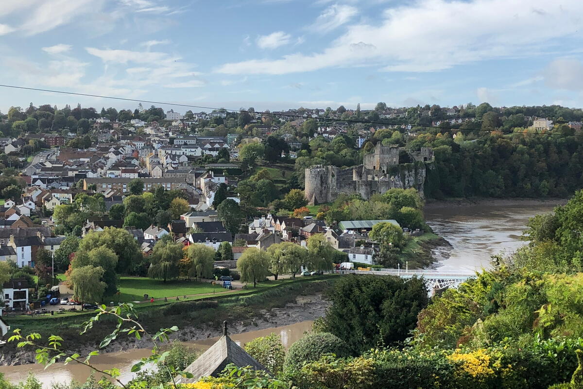 View of Chepstow town
