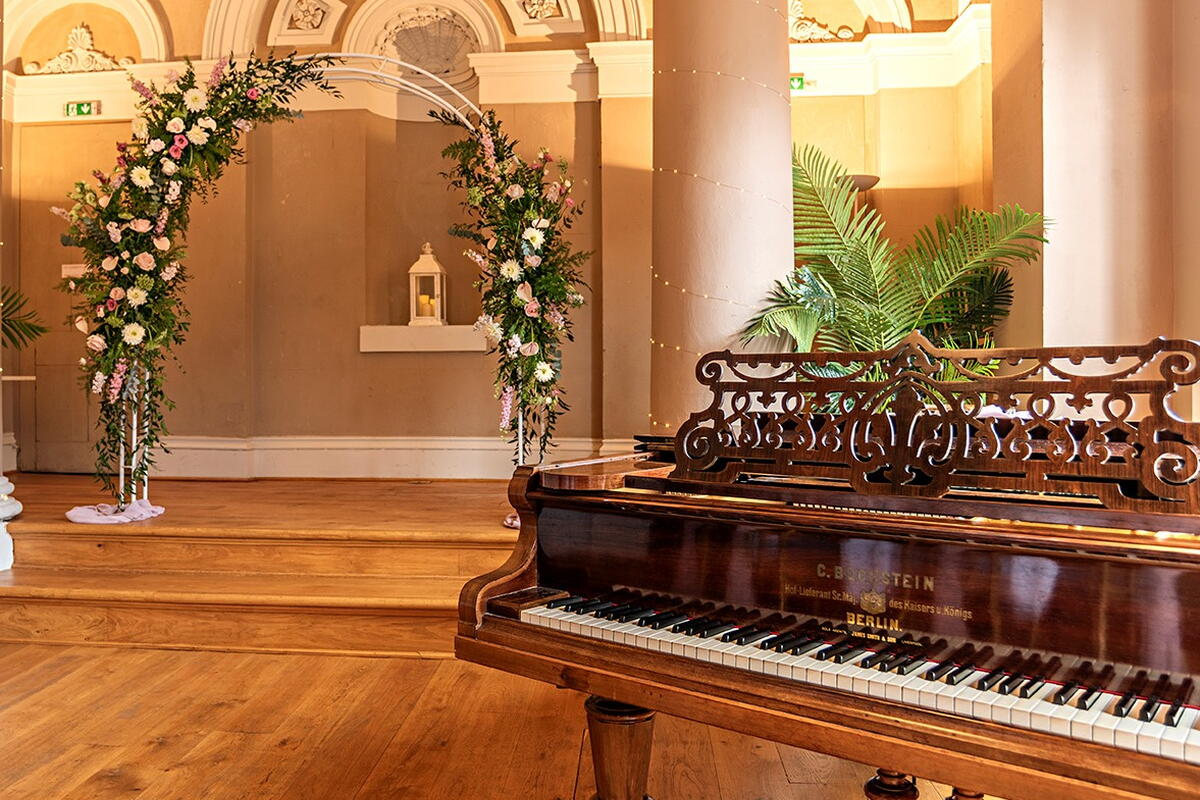 ballroom with grand piano