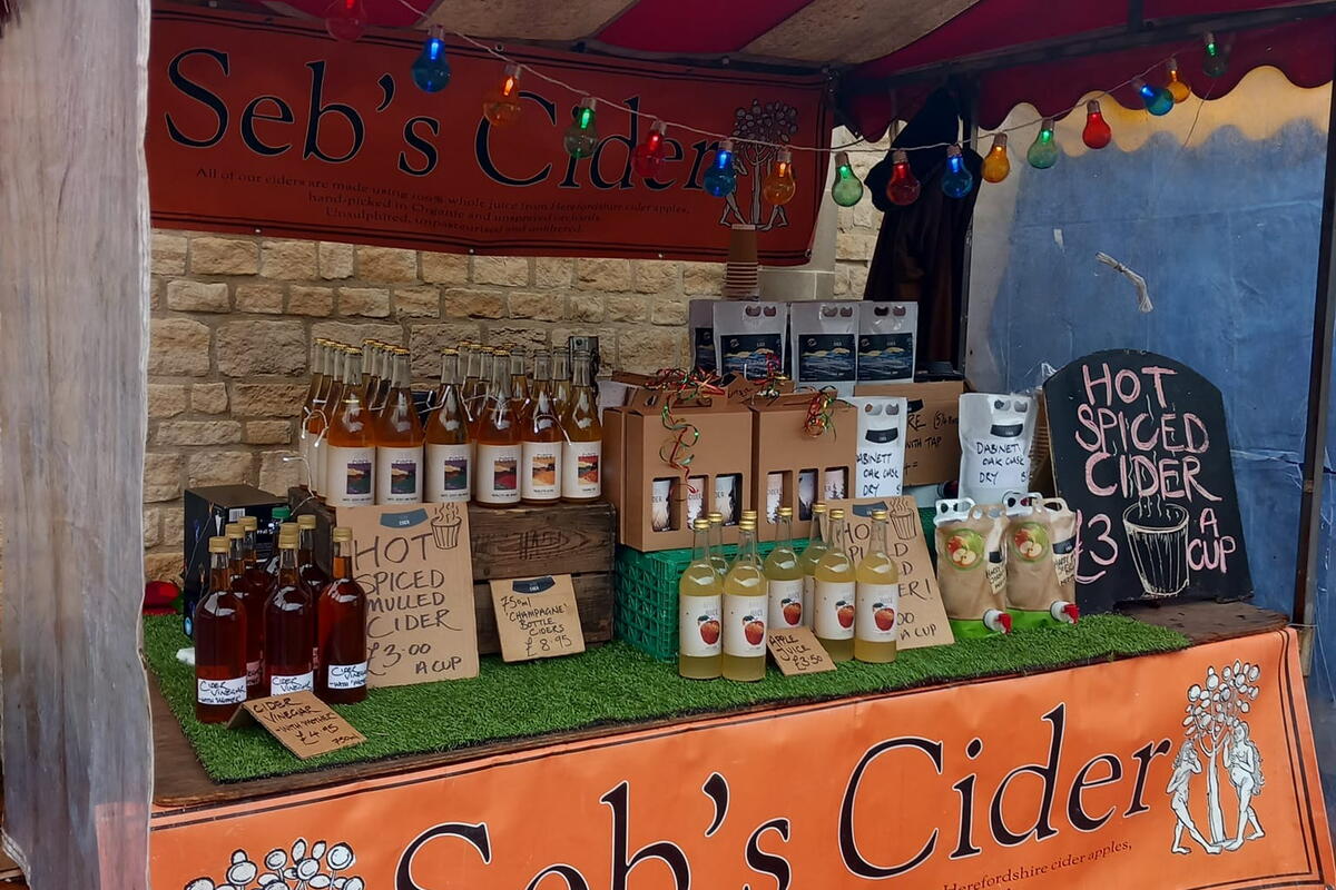 Cider stall