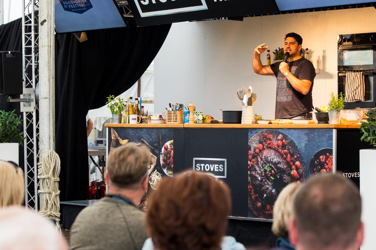 Festival demonstration kitchen