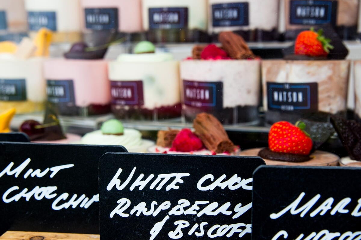 produce stall at food festival