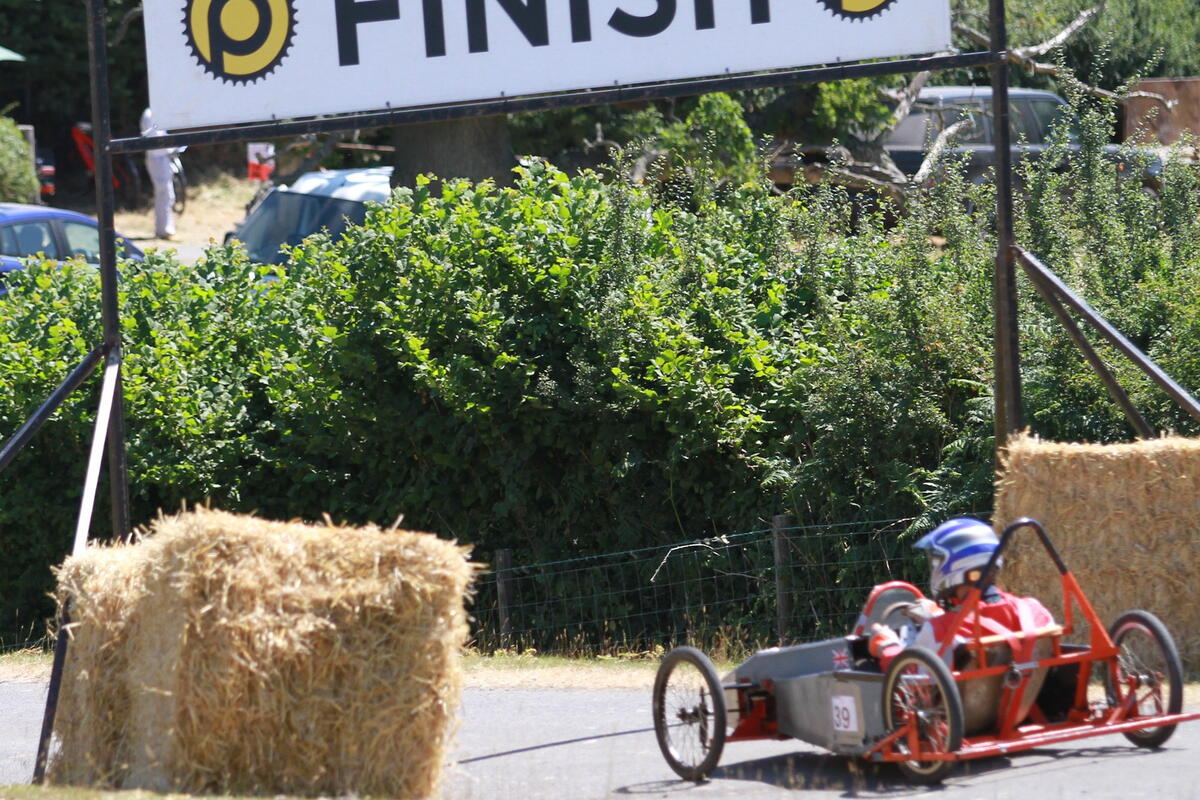 The finish line