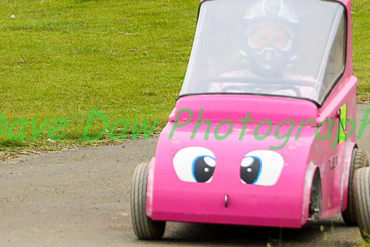 Colourful Soap Box Derby cart