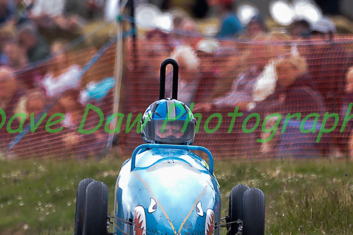 Colourful Soap Box Derby cart