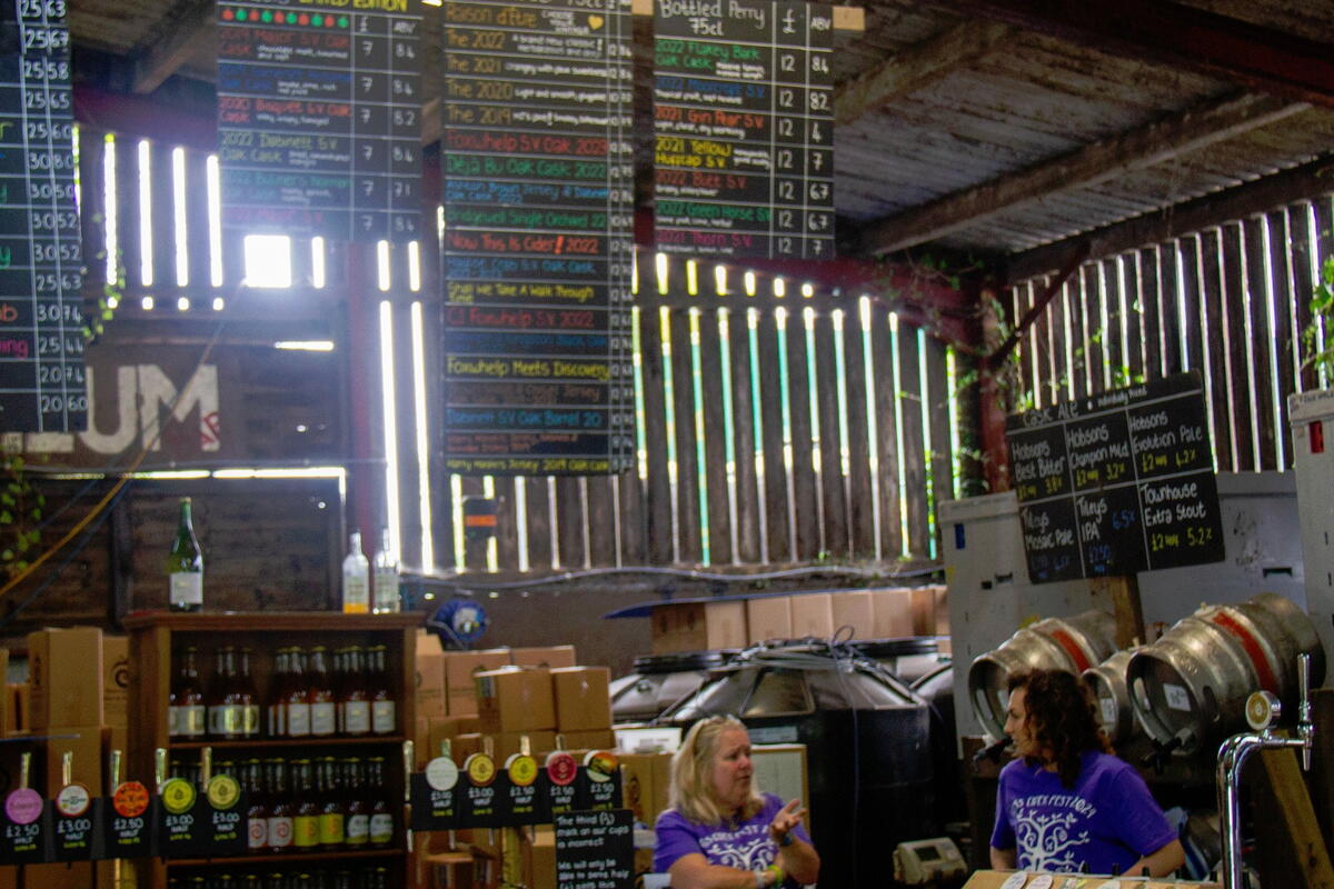 Our Ross Cider Bar