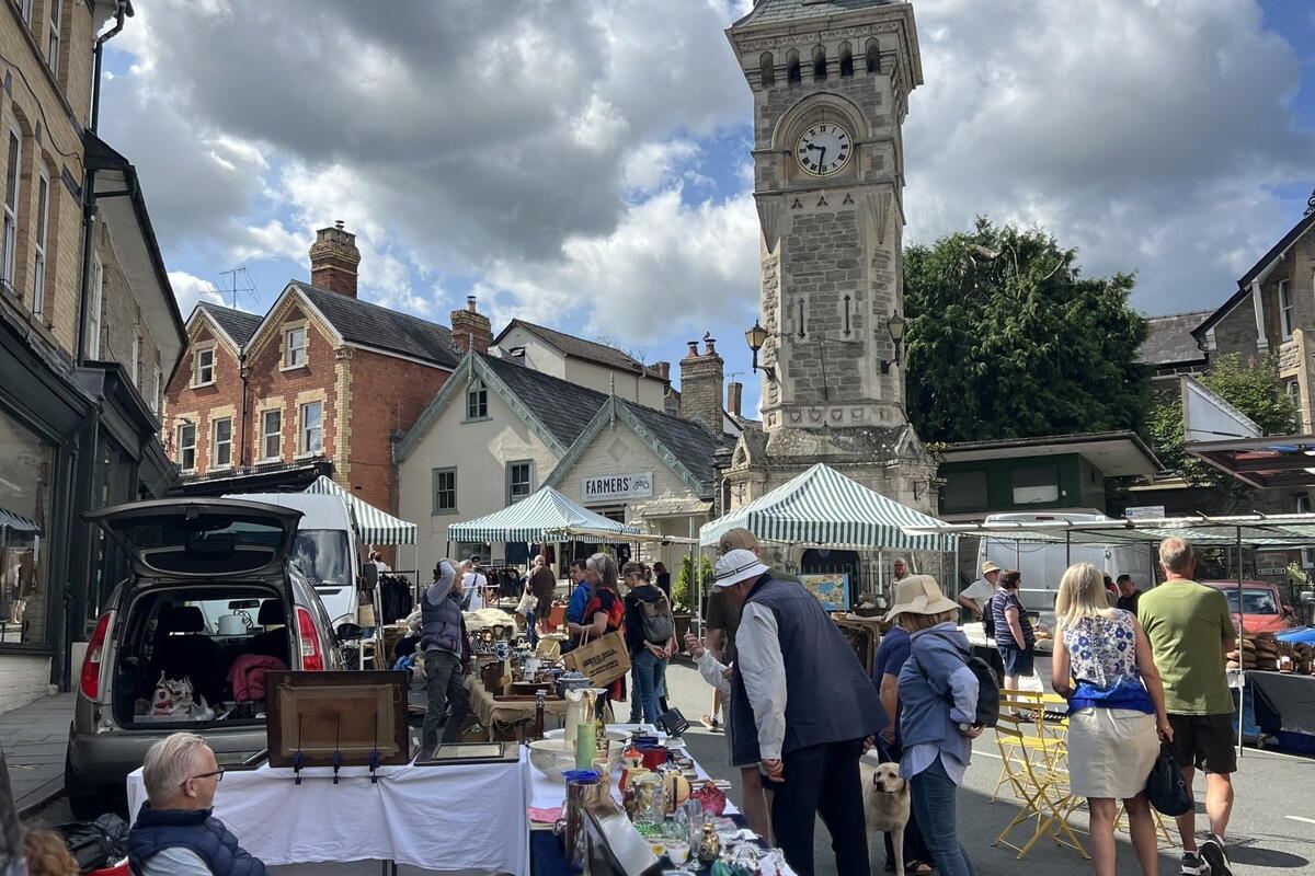 Clock Tower flea market