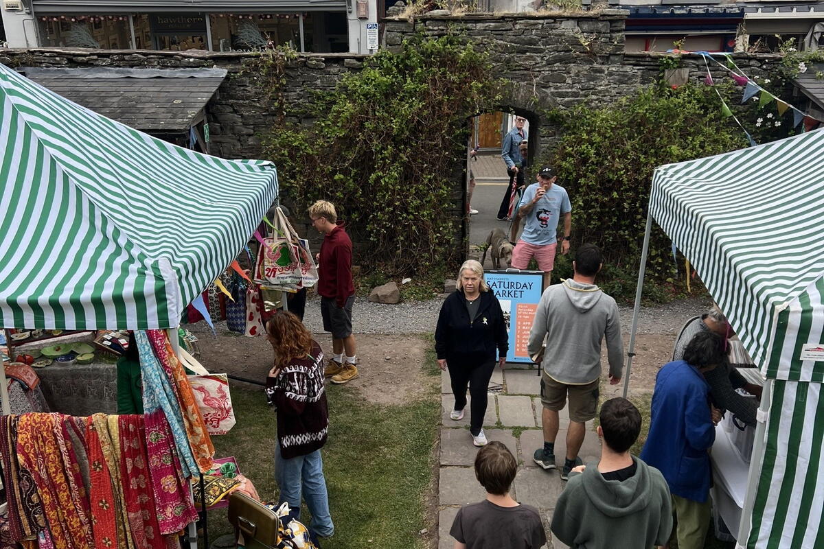 Hay Castle Honesty Bookshop market