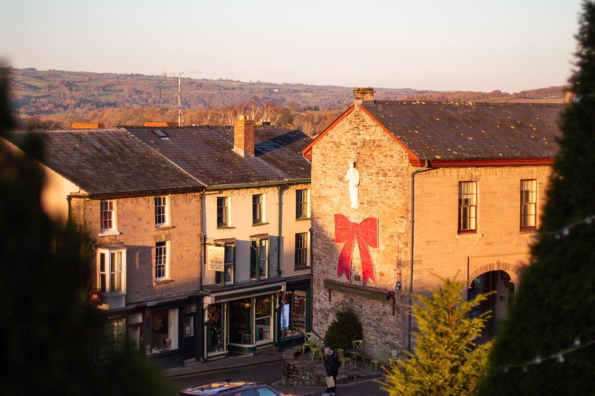 Hay Festival Winter Weekend 2025 - small town