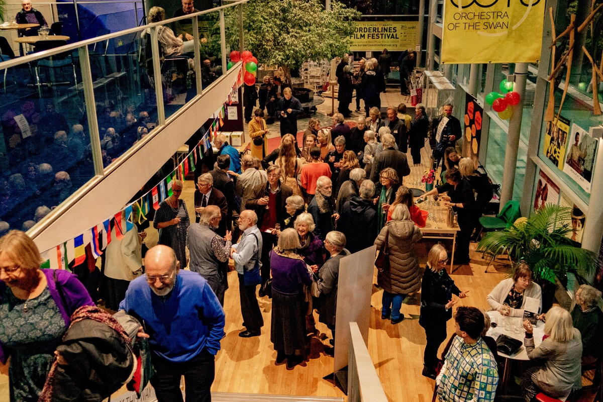 Opening reception at The Courtyard, Hereford