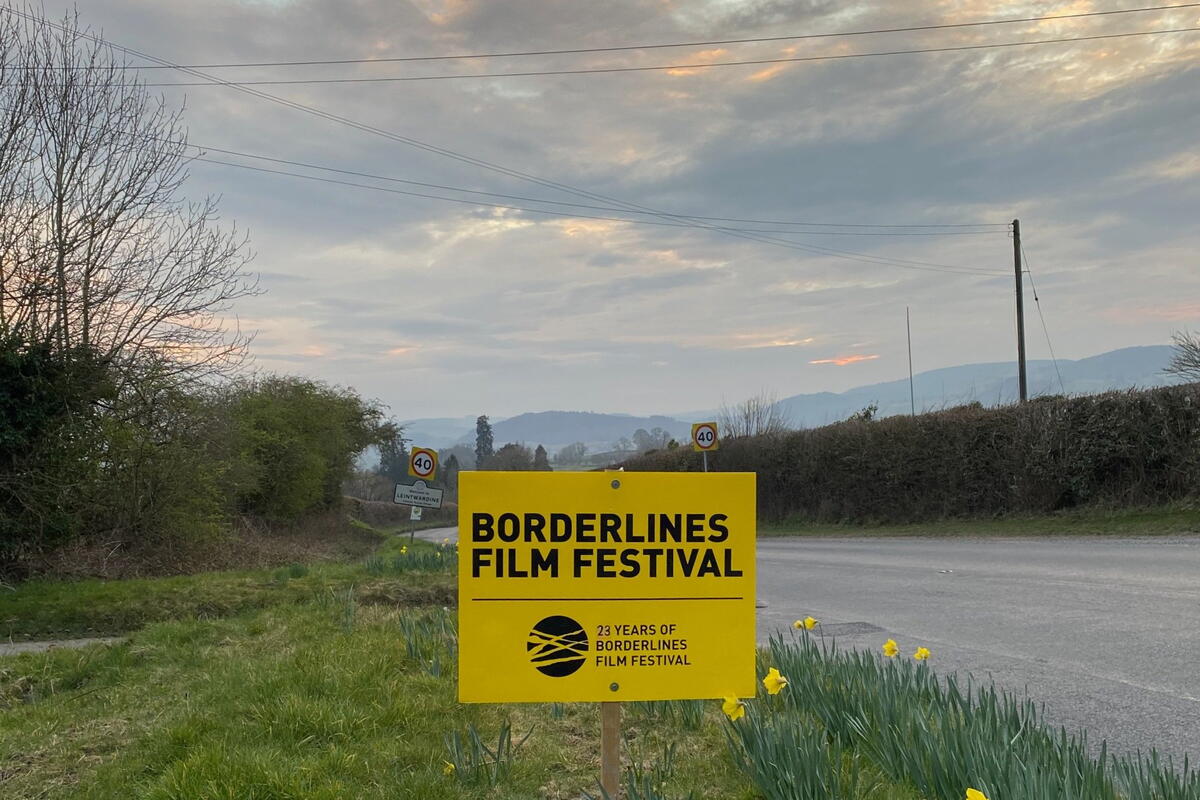 Road signage near Leintwardine