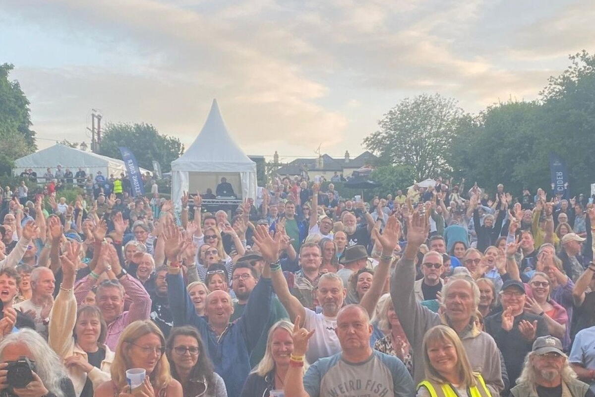 Linton Festival stage view