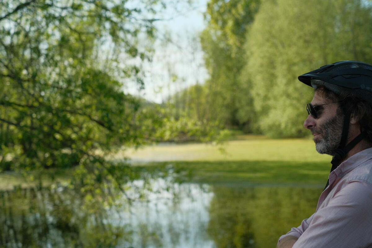 A wildlife friendly pond