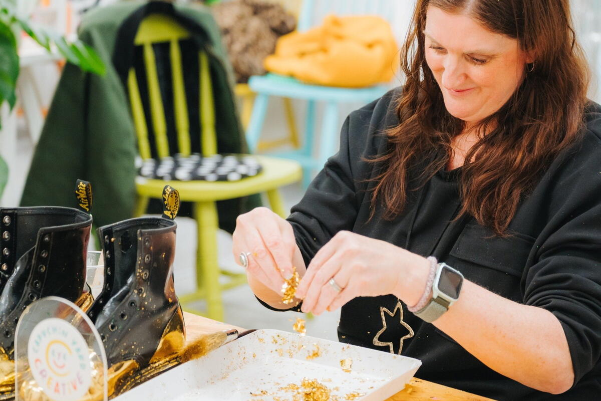 Creative Juice: Shiny Shoes Workshop