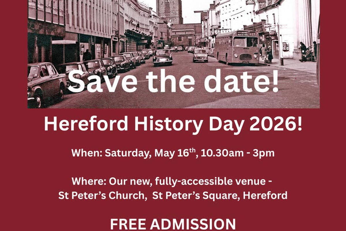 Full poster for Hereford History Day