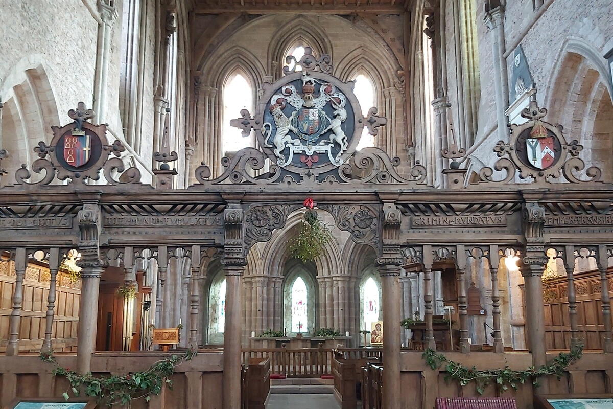 Interior of Dore Abbey
