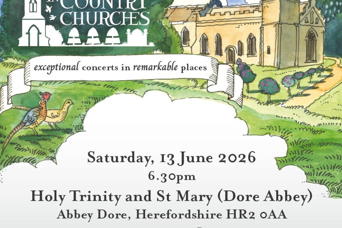 Flyer for Dore Abbey 13 June