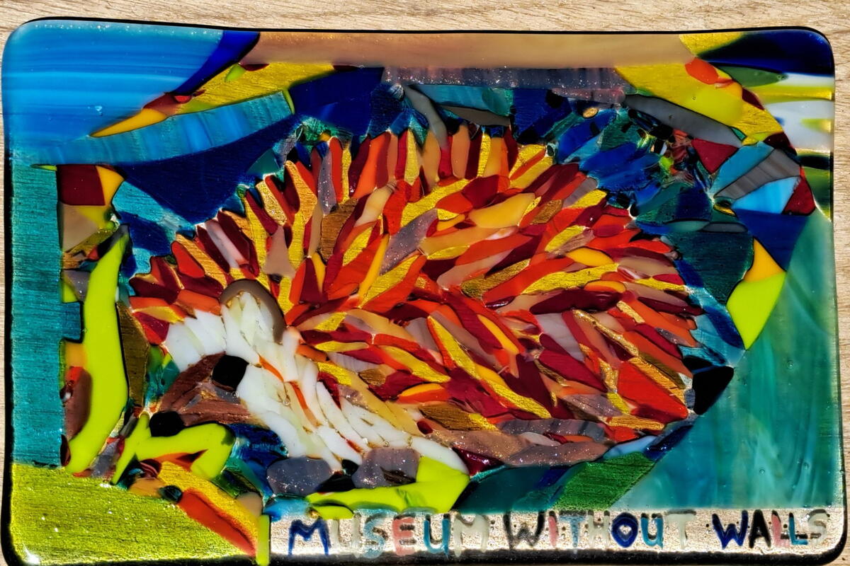 The top prize - Rana Dekki's glass Hedgehog