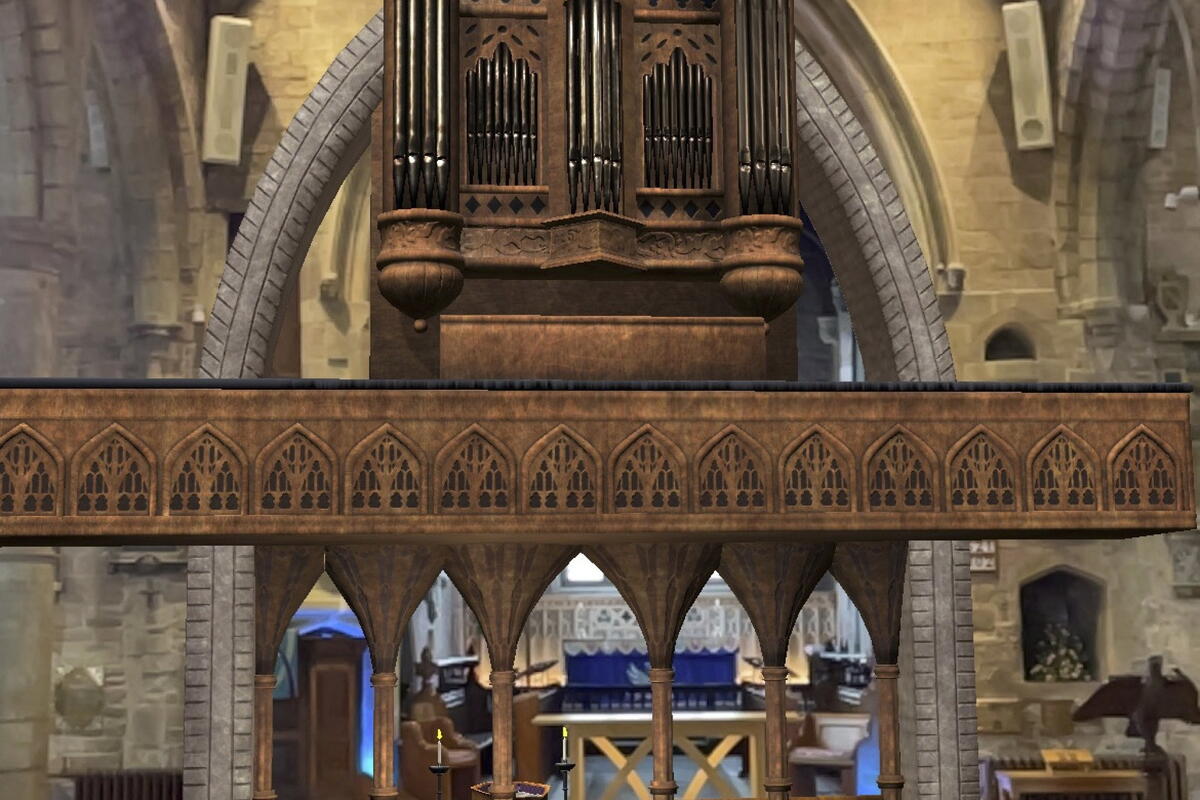 The Rood Screen in St Mary's