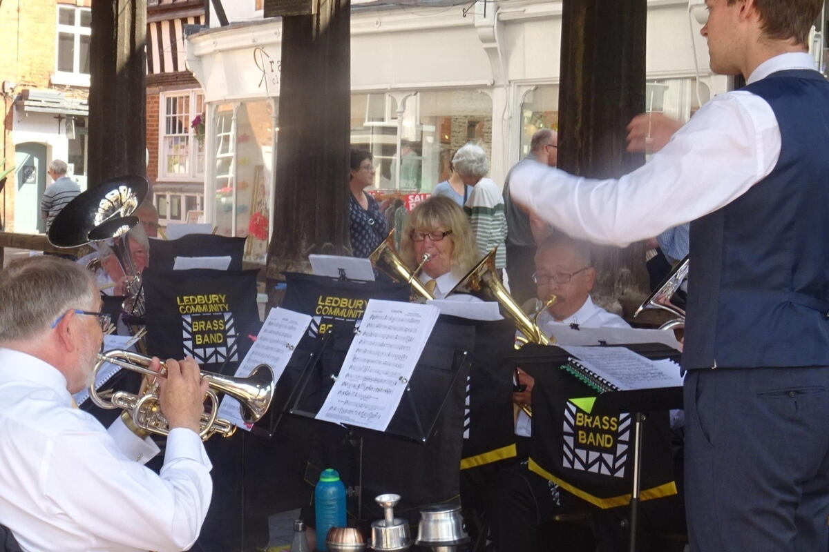 The Community Band announce the event