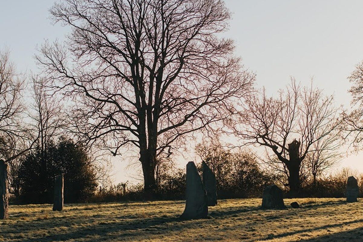Golden Valley Sundial on the Meadow at Hellens
