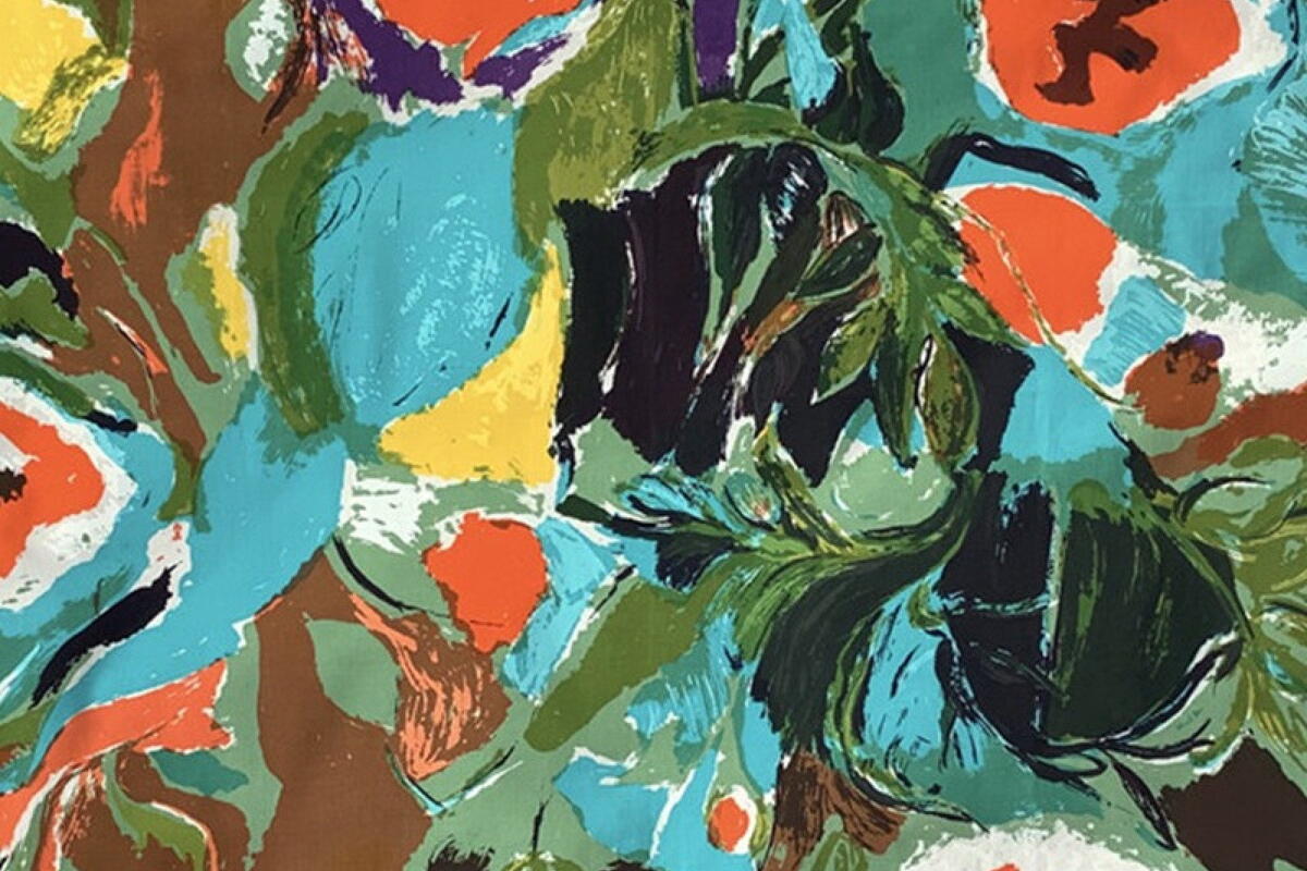 Ivon and John Hitchens fabric 'Summer Flowers'