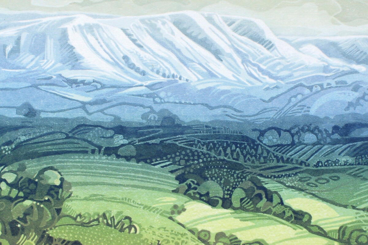 'A Dusting on the Bluff' (detail) by Miranda Whitten-Walker