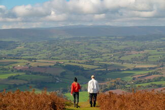 Walking on Garway Hill