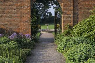 Garden view at Berrington Hall
