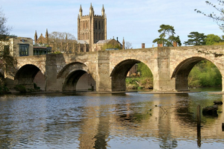 canoeing by the cathedral