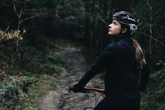 Cycling through Mortimer Woods