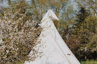 white house glamping