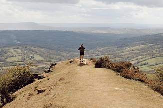 View from the top of the route