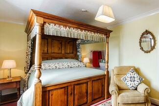 Bedroom at The Gables, Weobley