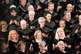 Choir singing