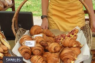 Croissants at Herefordshire's Indie Food Festival