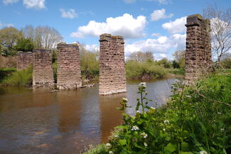 Bridge ruins