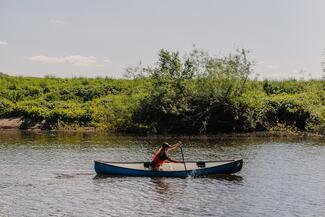 Canoeing River Wye